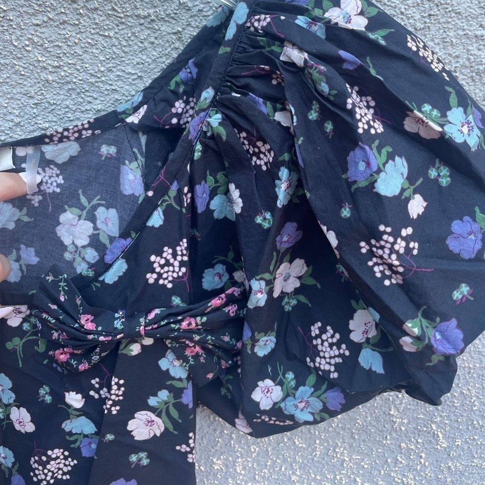 LoveShackFancy Lais Floral Puff Sleeve Dress - Picture 11 of 16